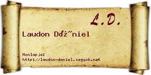 Laudon Dániel névjegykártya